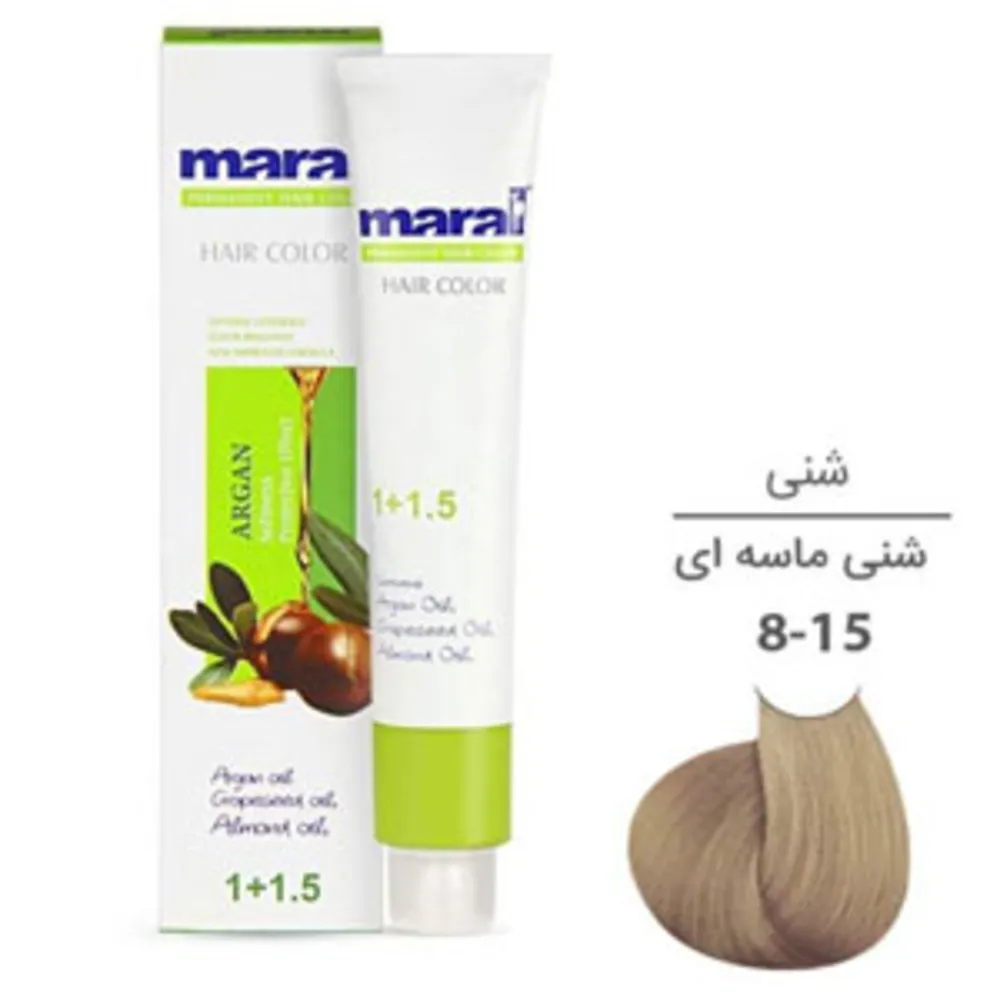 رنگ موی مارال شنی ماسه ای maral hair color sandy blonde 8-15 100ml 8-15